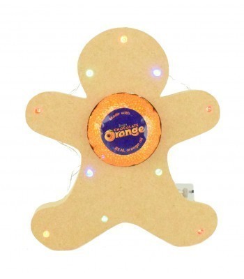 18mm Freestanding Gingerbread Terry's Chocolate Orange Holder with LED Lights